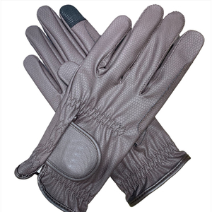 Gants d'équitation en cuir blanc respirant à doigts entiers pour jeunes enfants et cyclistes - Product Image 6