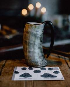 Tasses artisanales en corne de buffle, récipients à boisson naturels faits à la main, vaisselle traditionnelle pour la maison, les restaurants, les cafés et les salles à manger - Product Image 5
