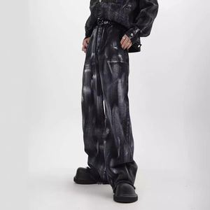 Ensemble tendance pour homme : veste en jean brut délavé style vintage et jean large – Collection hiver personnalisée, best-seller - Product Image 4