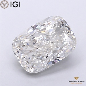 Diamant de laboratoire CVD avec certificat IGI 4,01 carats, clarté VVS2, couleur F, forme coussin pour la création de nouveaux bijoux - Product Image 1