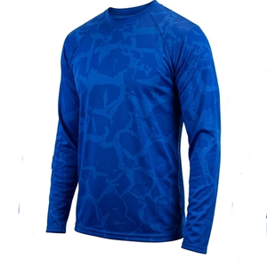 Chemise à manches longues à séchage rapide et légère pour la pêche, la course à pied, les sports de chasse, unisexe, protection solaire UPF 50+, 100% polyester, pull-over - Product Image 2