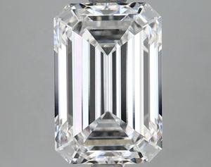 ห้องปฏิบัติการ CVD เพชรทรงมรกต2.50กะรัตที่สมบูรณ์แบบ VS1ความชัดเจนใบรับรอง IGI สี9.38มม. สำหรับผู้ชาย - Product Image 1