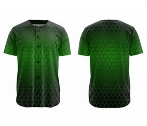 Fabricante de Camisetas de Béisbol Sublimadas Personalizadas, Uniformes de Equipo OEM y ODM |   Béisbol de Poliéster Transpirable - Product Image 1