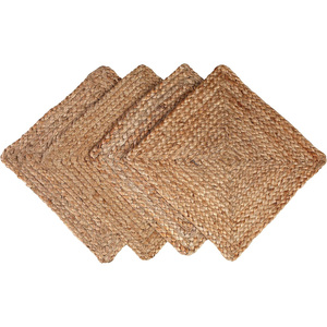 Wholesale Table <b>Placemats</b> Best Selling Handwoven Jute <b>Placemat</b> Retro Restaurant Cotton Linen Decorative Mat For Tableware - Product Image 1