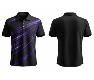 เสื้อโปโลแบบซับลิเมชั่นเต็มตัว สั่งผลิตจำนวนมาก บริการ OEM/ODM พร้อมรับผลิต – น้ำหนักเบา สำหรับผู้ชาย ผู้หญิง และเยาวชน แห้งเร็ว ระบายอากาศได้ดี เหมาะสำหรับกิจกรรมกีฬา - Product Image 3