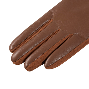 Nouveau Gant en Cuir Tendance pour Femmes – Chaud et Élégant pour l'Hiver – Gants en Cuir Véritable Noirs Personnalisables - Product Image 6