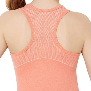 Camiseta sin Mangas para Mujer, Ajuste Cómodo, Ligera, de Spandex/Poliéster, Transpirable, con Logotipo Frontal, Estilo Casual - Product Image 4