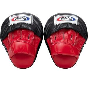 เป้าซ้อมมวย Fairtex รุ่น OEM สำหรับมืออาชีพ หนังแท้ สีแดงและสีดำ  แผ่นซ้อมมวย Fairtex ทนทาน อุปกรณ์มวยสำหรับฝึกซ้อม CP-FM-11 - Product Image 2