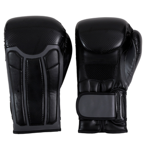 Gants de boxe professionnels Vornex Industry en cuir respirant avec fermeture auto-agrippante, rembourrés, pour adultes, équipement d'entraînement d'arts martiaux, OEM - Product Image 2