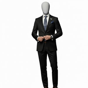 Traje de Hombre Más Popular para el Trabajo, Traje Cruzado Profesional, Ropa Elegante y Delgada para Ocasiones de Negocios - Product Image 3