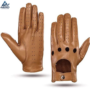 Nuevos Guantes de Conducción de Cuero de Primera Calidad Hechos a Medida, Guantes de Cuero para Conductor de Automóvil para Hombre, Duraderos, los Mejores - Product Image 3