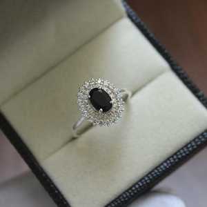 Natural Black Onyx <b>Ring</b> Handcrafted S925 Sterling Silver <b>Dainty</b> Wedding <b>Ring</b> Elegant Fine Jewelry For Women - Product Image 6