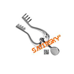 Rétracteurs auto-retenus Forceps WEITLANER 14 CM Acier inoxydable Manuel Certifié CE Classe III Garantie 3 ans Logo personnalisé - Product Image 5