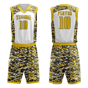 Uniforme de Baloncesto Personalizado de Primera Calidad, Diseño Nuevo, Sublimado, Precio Económico, Venta al por Mayor - Product Image 4