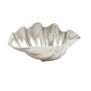 Cuenco decorativo de aluminio de carcasa redonda, escultura abstracta para escaparate del hogar, escultura de mesa de oficina, artesanía de Metal, estilo moderno - Product Image 1