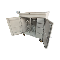Boîte de rangement équestre à roulettes en métal, fabrication métallique, armoire pour équipement équestre, casier en métal pour selle de cheval, équipement équestre, prix ajustable