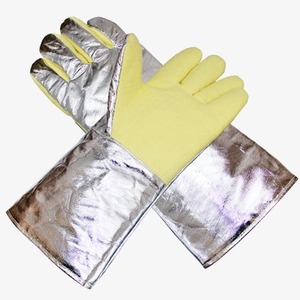Cowhide Leather Tig Welding <b>Gloves</b> with Molten Metal Splash Test <b>Type</b> Breathable/Comfortable Reflective Strap for Welding Safety - Product Image 1