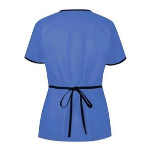 High Quality Medical Hospital Scrub Blouse <b>Jacket</b> Comfortable Durable <b>Lightweight</b> Knitted Fabric with Functional Pockets - Product Image 4