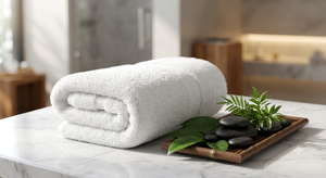 Serviette de bain premium 550 GSM 100% coton peigné, fournisseur en gros pour hôtels, spas et maisons - Product Image 2