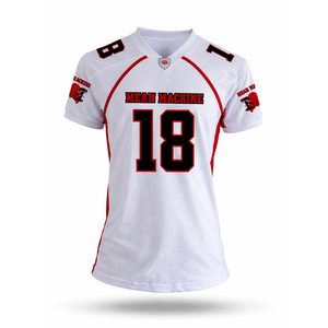 เสื้อฟุตบอลอเมริกันคุณภาพสูง ผลิตจากผ้าโพลีเอสเตอร์ 100% ระบายอากาศได้ดี สำหรับผู้ใหญ่ทุกเพศ เหมาะสำหรับการฝึกซ้อมและการแข่งขันอย่างเป็นทางการของทีม - Product Image 1