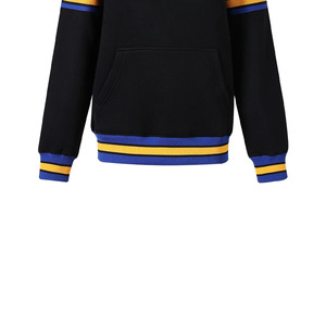 เสื้อสเวตเชิ้ต Sigma Gamma Rho Chenille ลายตัวอักษรกรีกสำหรับผู้หญิง สีดำ ทอง น้ำเงิน ลายทาง มีกระเป๋า คอกลม เสื้อพูลโอเวอร์สำหรับชมรมนักศึกษา - Product Image 6