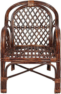 Traditional rattan garden <b>chair</b>, high-quality outdoor bamboo stack <b>arm</b> <b>chair</b> for living room or home <b>office</b>. - Product Image 2
