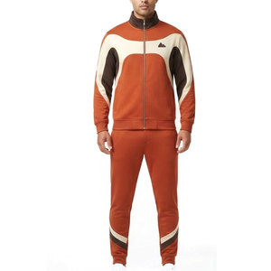 Tuta Sportiva da Uomo <span class=keywords><strong>Trendy</strong></span>, <span class=keywords><strong>Abbigliamento</strong></span> Atletico per Riscaldamento, Giacca con Zip Intera e Pantaloni da Allenamento, <span class=keywords><strong>Abbigliamento</strong></span> Personalizzato per Squadre, Prezzo all'Ingrosso - Product Image 1