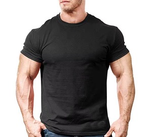 Camiseta Deportiva para Hombre, 95% Algodón, 5% Elastano, Transpirable, de Secado Rápido, Anti-UV, Tallas Grandes, Logotipo Personalizado - Product Image 1