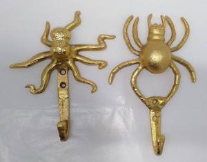 ที่แขวนผ้าพันคออะลูมิเนียมหล่อขึ้นรูปทรงผีเสื้อและเปลือกหอย ดีไซน์สวยงาม นิยมใช้กันอย่างแพร่หลาย สำหรับแขวนหมวกและเสื้อโค้ท รับสั่งซื้อจำนวนมาก - Product Image 4