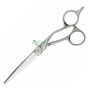 Tijeras de Barbería de Alta Calidad con Punta Afilada, Mango de Goma y Hoja de Acero Inoxidable para Salones de Belleza NUMISMA INTERNATIONAL - Product Image 5
