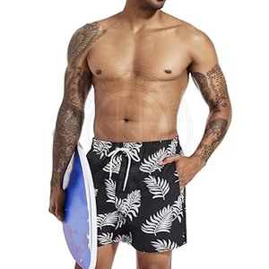 Shorts de baño para hombre de secado rápido, tela suave y elástica para playa, surf, piscina y vacaciones de verano - Product Image 5