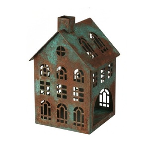 Nouvelle maison métallique décorative de style ferme pour l'affichage en gros, thème maison hantée de rue ou de ville, pour Noël - Product Image 6