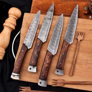 Multi Purpose Kitchen Chef <b>Knife</b> <b>Set</b> with <b>Sharp</b> Damascus Steel Blades Comfortable Non Slip Handles for Daily Use Chef <b>Knife</b> <b>Set</b> - Product Image 5