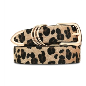 Cinturón de Cuero Genuino para Mujer, Accesorio de Cintura de Cuero de Grano Completo, Duradero, Etiqueta Personalizada OEM, Listo para Venta al por Menor en EE. UU. - Product Image 2