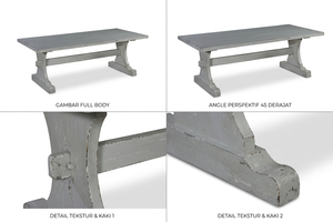 Mesa de Comedor Diora de Madera de Teca Sólida, Ecológica y Duradera, Diseño Minimalista Refinado, Acabado Natural, Elegante para el Interior del Comedor - Product Image 5