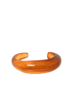 Rond de serviette en résine ambre fait à la main Décoration de table unique Accessoire de salle à manger élégant pour les paramètres de table du printemps et de l'été - Product Image 1