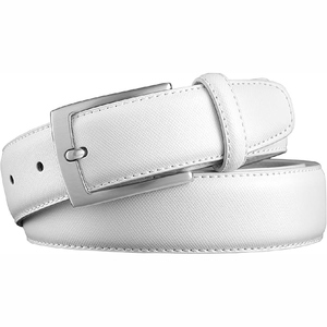 Cinturón de Cuero Vacuno Casual para Hombre 2026 con Hebilla de Pin, Logotipo Personalizado, Color Personalizado, Precio al por Mayor, Pakistán - Product Image 1