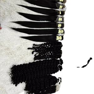 Venta al por mayor de extensiones de cabello humano virgen Remy brasileño teñido peluca recta fuente - Product Image 1