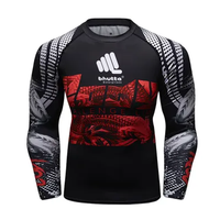 Maillot de compression anti-bactérien imprimé numériquement pour homme, motif super-héros Spiderman, manches courtes, 160g, logo multi-positions, pour adultes