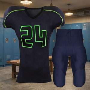 Conjunto de Uniforme de Fútbol Personalizado, Jersey Sublimado, Pantalones Cortos, Equipación de Fútbol Americano con Colores Personalizados - Product Image 5