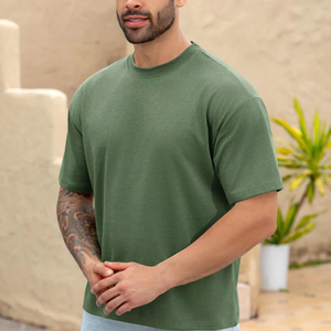 High Quality Men Oversized T Shirts Loose Fit Casual Cotton Streetwear Relaxed Style Breathable Fabric Comfortable Modern Look - Product Image 6
