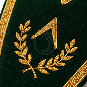Stylish Lightweight Silk Masonic Collar Simple Formal Design for Ceremony Wear Meetings Events and Everyday Collection - Product Image 5