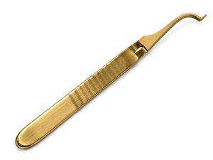 Pince de maintien pour tubes buccaux orthodontiques, finition dorée, forceps angulaire pour procédures de collage dentaire - Product Image 5