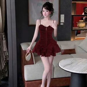Robe longue élégante en soie à manches courtes pour femme – Lavable, design uni simple, alliant parfaitement élégance, confort et décontracté - Product Image 1