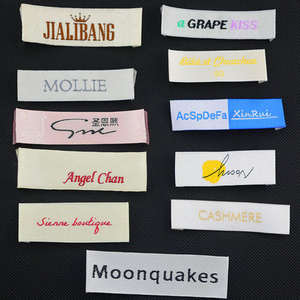 Étiquettes tissées personnalisées pour vêtements, étiquettes imperméables pour vêtements de mode, pour la marque de vêtements - Product Image 4