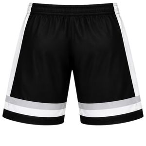 Men Black Sublimated Ice Hockey Shorts Polyester Striped <b>Athletic</b> Sports Shorts Team Uniform Training Match Wear Apparel - Product Image 2