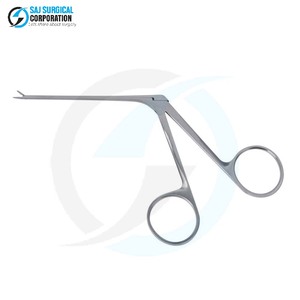 Pinzas Aurales Henckel, Instrumento Quirúrgico Manual Reutilizable de Acero Inoxidable, Certificado CE, para Examen y Tratamiento ORL - Product Image 2