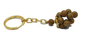 พวงกุญแจคริสตัลคุณภาพสูง รูปภาพหินแจสเปอร์รูปองุ่น หินธรรมชาติจากจีน ลูกปัดหินบำบัด พวงกุญแจของขวัญสำหรับผู้หญิง - Product Image 3