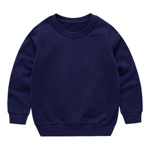 Nouveauté : Sweat-shirt pour enfants en molleton de coton uni, confortable, doux au toucher, chaud, col rond, 320g - Product Image 5
