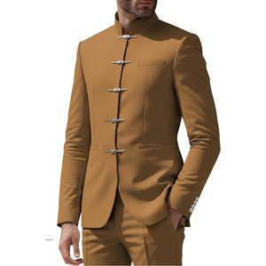 Chaqueta Tradicional Bávara Alemana para Hombre, Cuello Mao, Ecológica, Transpirable, Estilo Alpino, para Festivales, Oktoberfest, Formal - Product Image 5